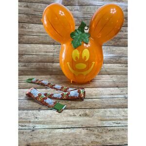 Disney World Mickey Mouse Balloon Pumpkin Popcorn Bucket Halloween DISNEY PARKS